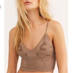 Free People Candy Seamless Bra Women's in "Sand" M/L